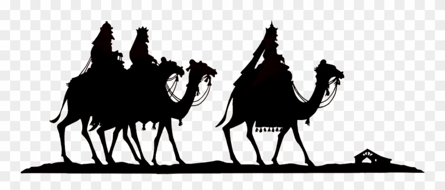 Freeuse Library Silhouette At Getdrawings Com - Wise Men Silhouette Png Clipart