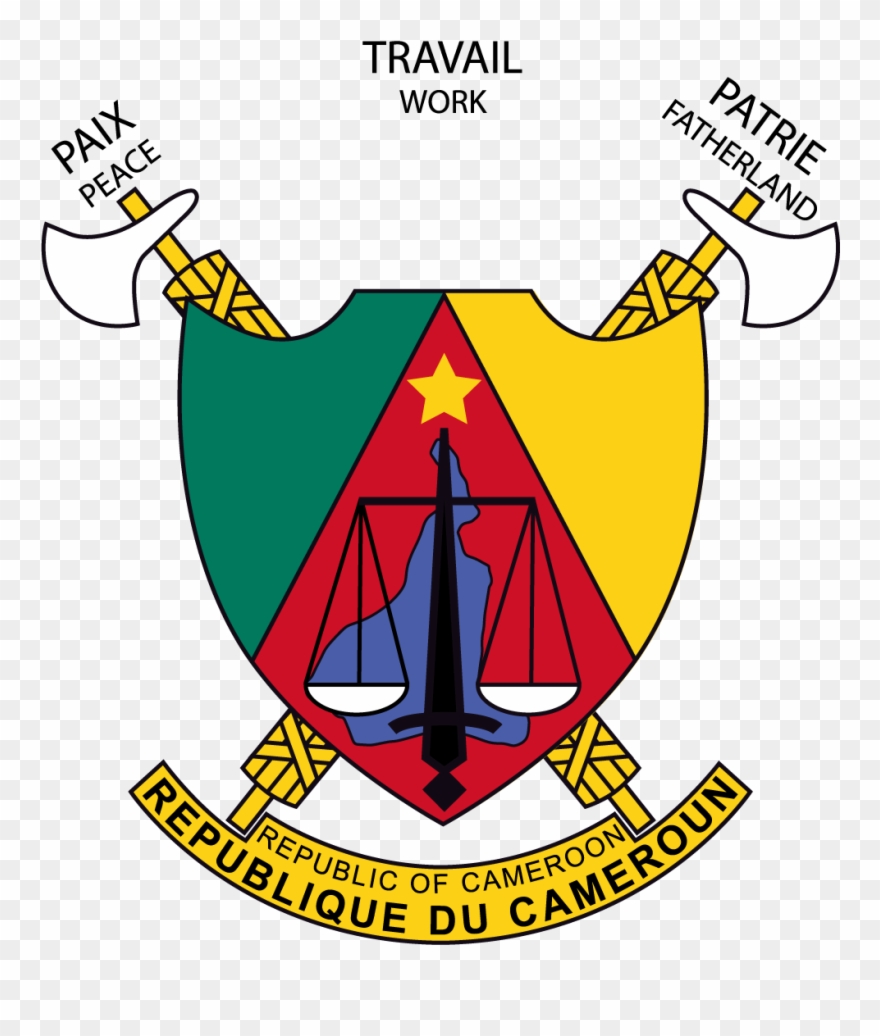 National Coat Of Arms - Cameroon Emblem Clipart