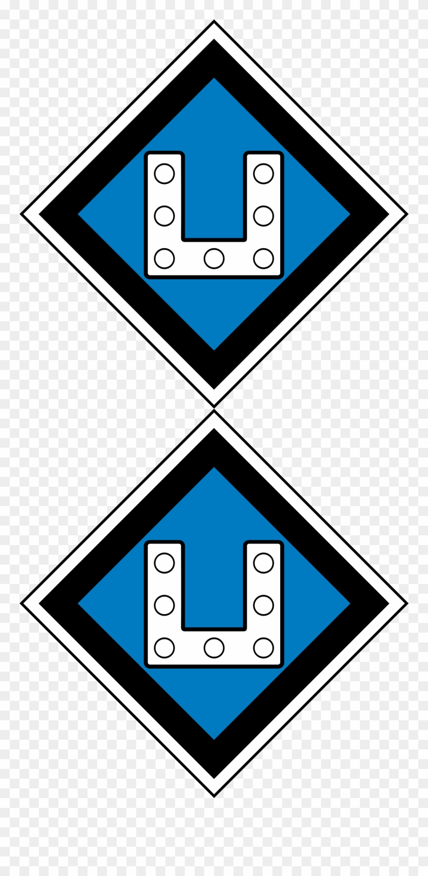 Art The Sign "standing Tale Sign - Uline D.o.t. Radioactive I Shipping And Handling Labels Clipart