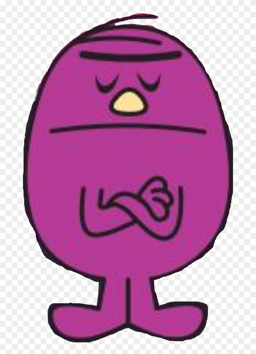 Mr. Men Show: Mr. Stubborn Says There Clipart