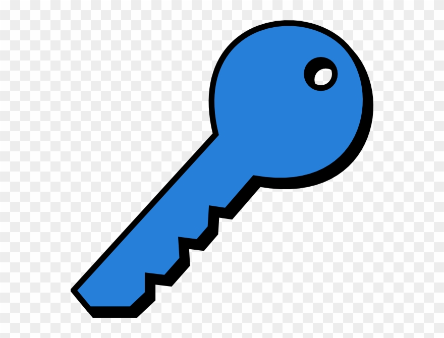 Blueplain Key Svg Clip Arts 600 X 590 Px - Png Download