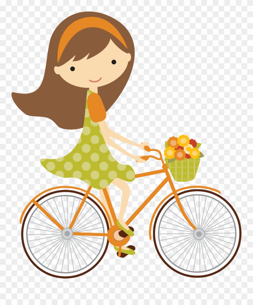 Bicicleta Fallgirlbrown Png Minus Pinterest Simple - Micargi Pink Tahiti Beach Cruiser Female Bike Clipart