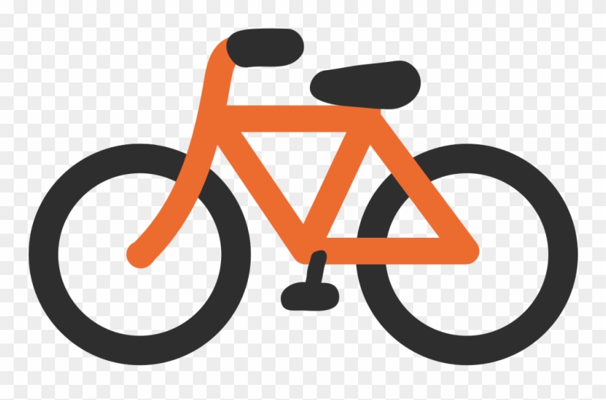 Bike Emoji Png Svg Black And White - Emoji Bicycle Clipart