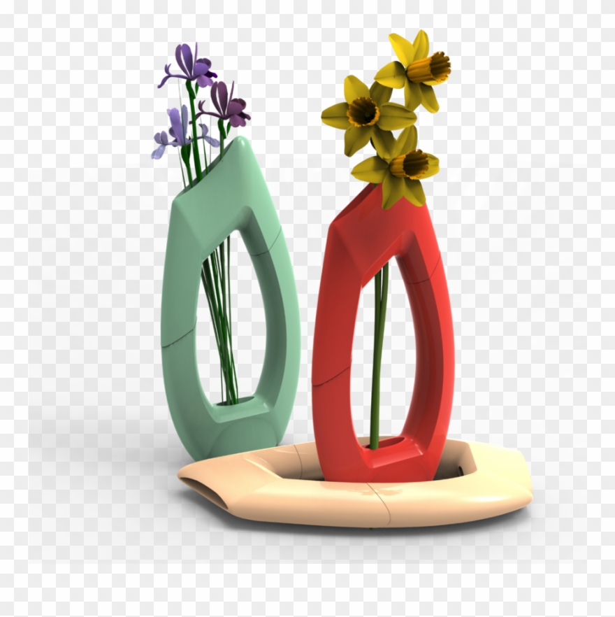 Flower - 3d Printed Flower Vase Clipart