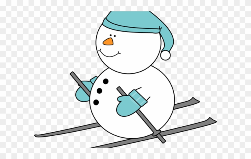 Ski Clipart January - Skiing Clipart Png Transparent Png