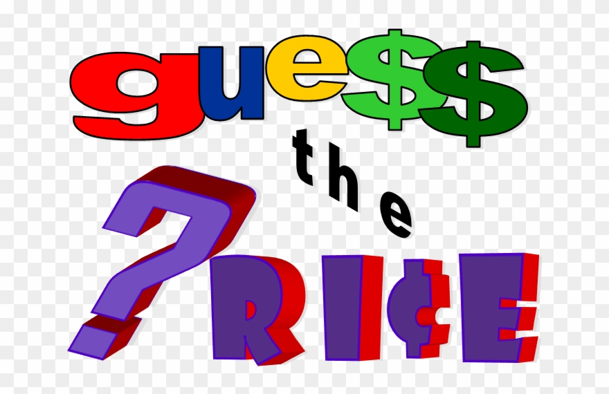 Guess The Price Gameshowgurus - Cost Clipart