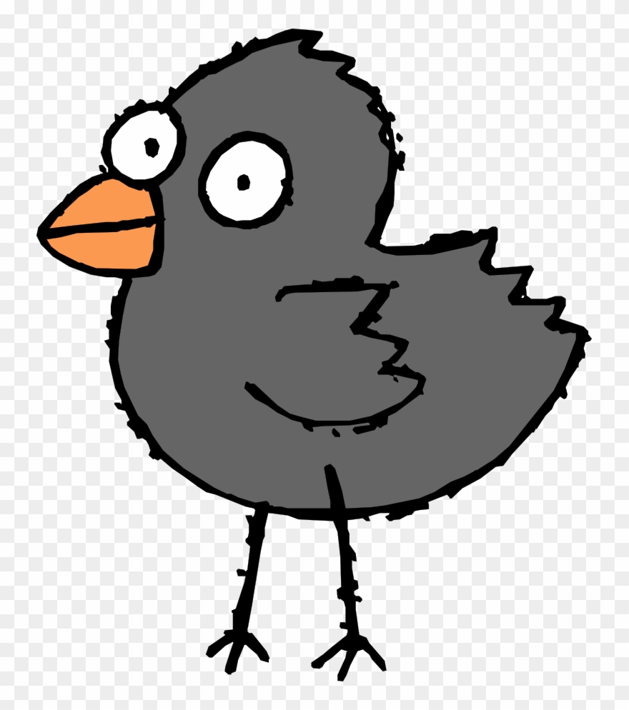2012 January 06 Peacesymbol - Bird Cartoon Black And White Clipart