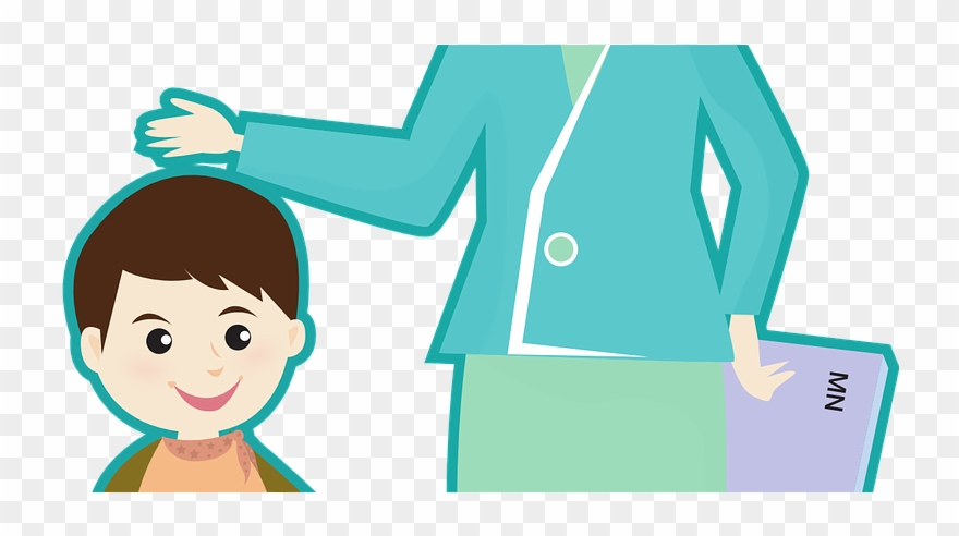 Teacher And Student Clip Art - Png Download