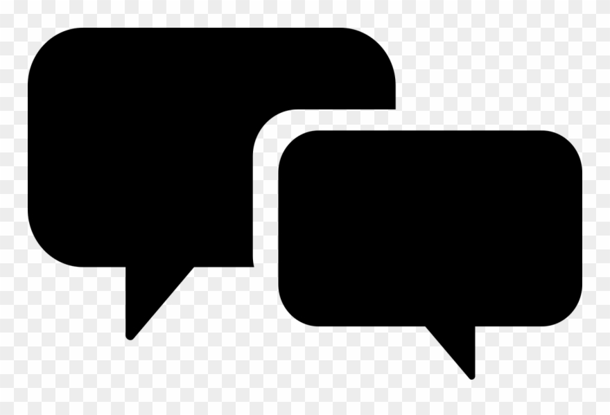 Blog Clipart Free For Download - Overlapping Speech Bubbles Png Transparent Png