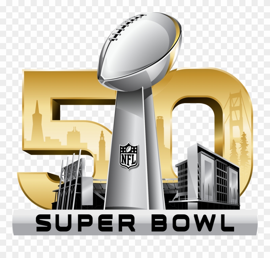 Nfl Super Bowl 50 Olc Sports Staff Predictions - Super Bowl 50 Logo Clipart