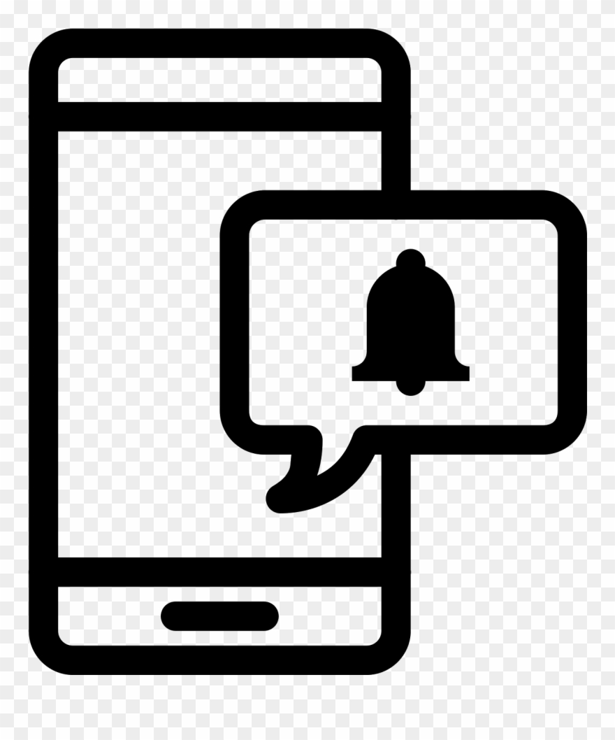 Twitter Vector - Push Notification Icon White Clipart