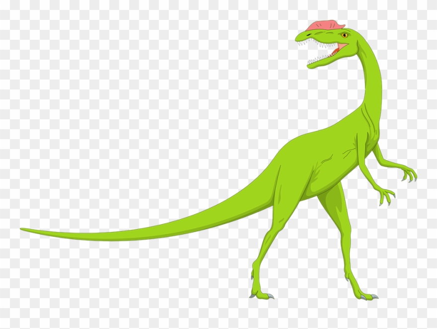 Dinosaur Reptile Ancient - Small Dinosaur With Long Neck Clipart