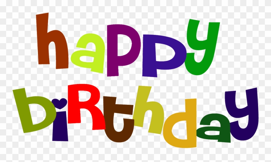 Colorful Happy Birthday Sign Clip Art - Happy Birthday My Cute Cousin - Png Download