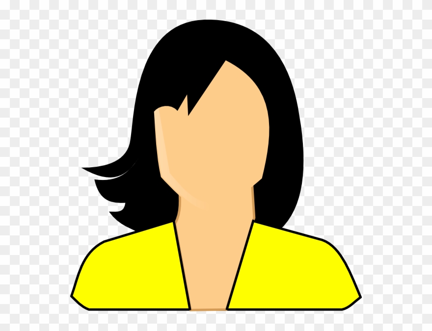 Neck Clipart Girl Short Hair - Client Icon Black Png Transparent Png