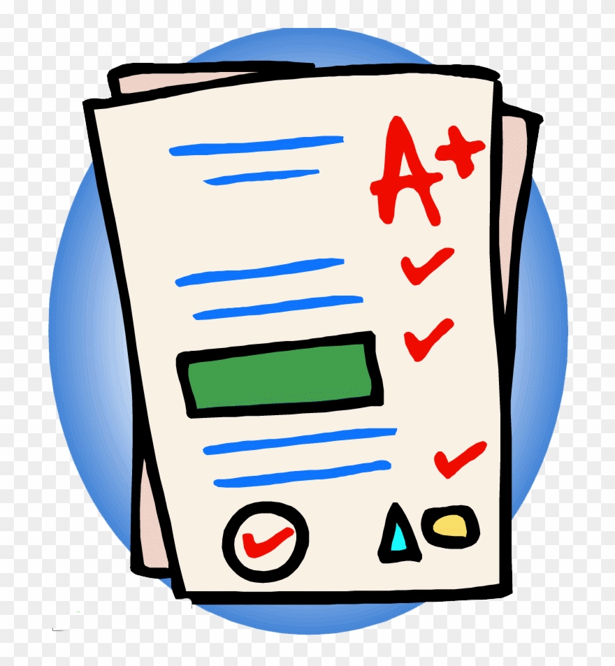 Clipart Homework Review - Clip Art Assessment - Png Download