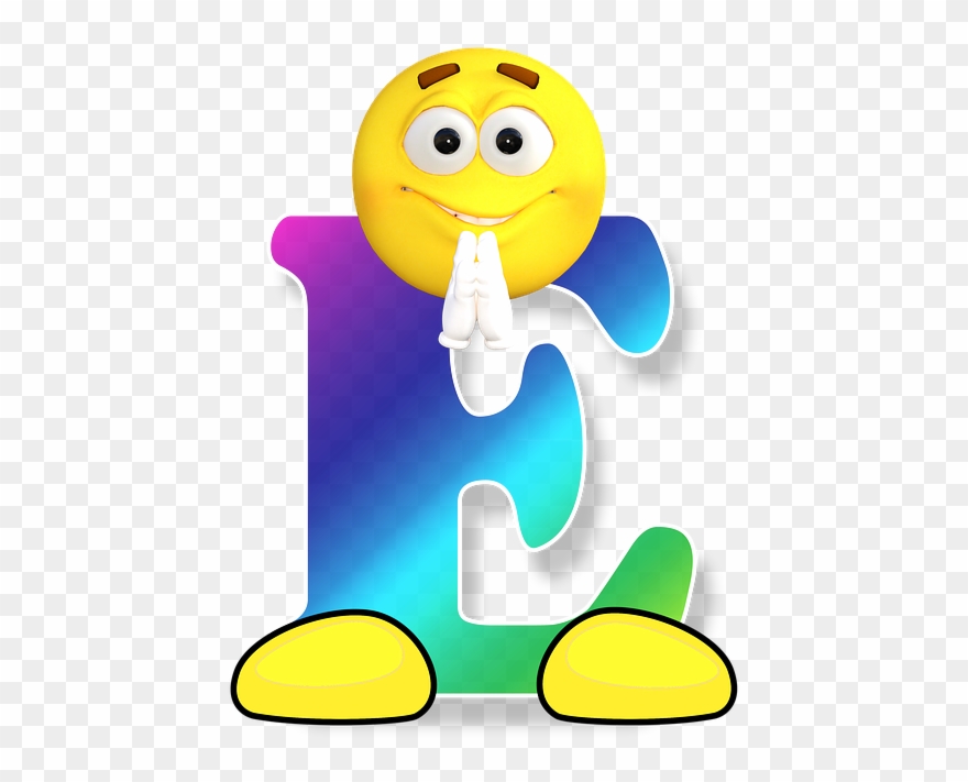 Abc, Orden Alfabético, Smiley, Letras, Lectura - Letter I Alphabet Smiley Monogram Clipart