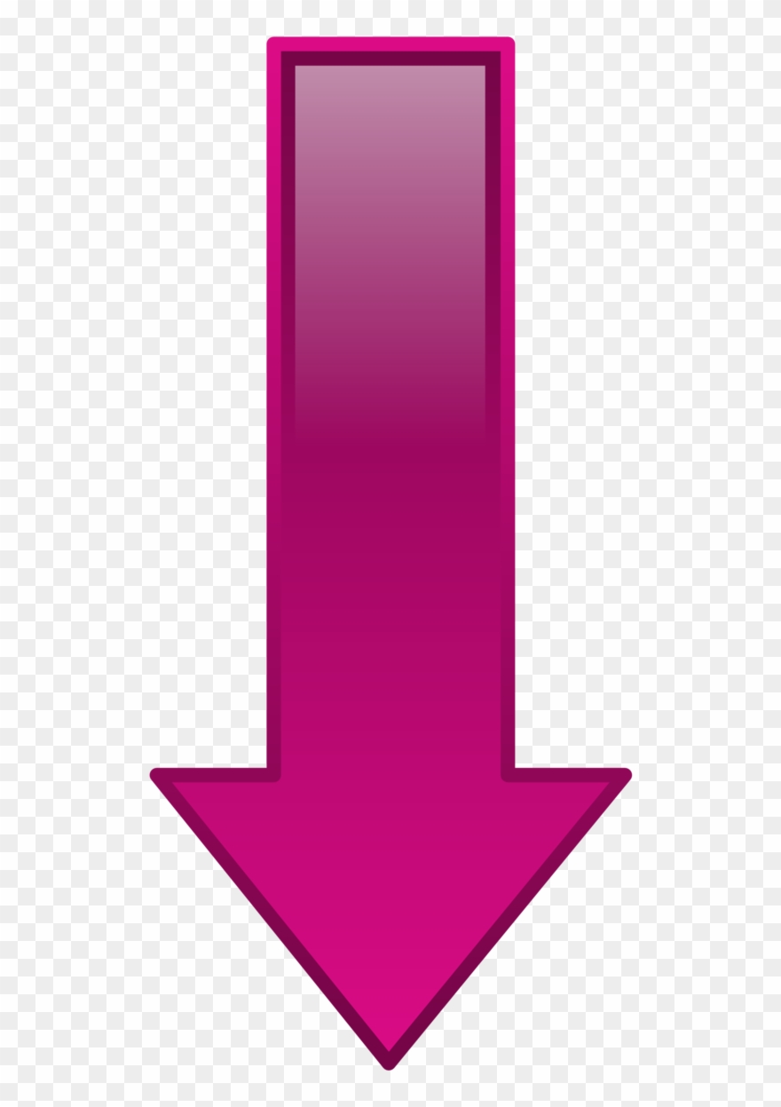 Down Arrow - Purple Arrow Pointing Down Clipart