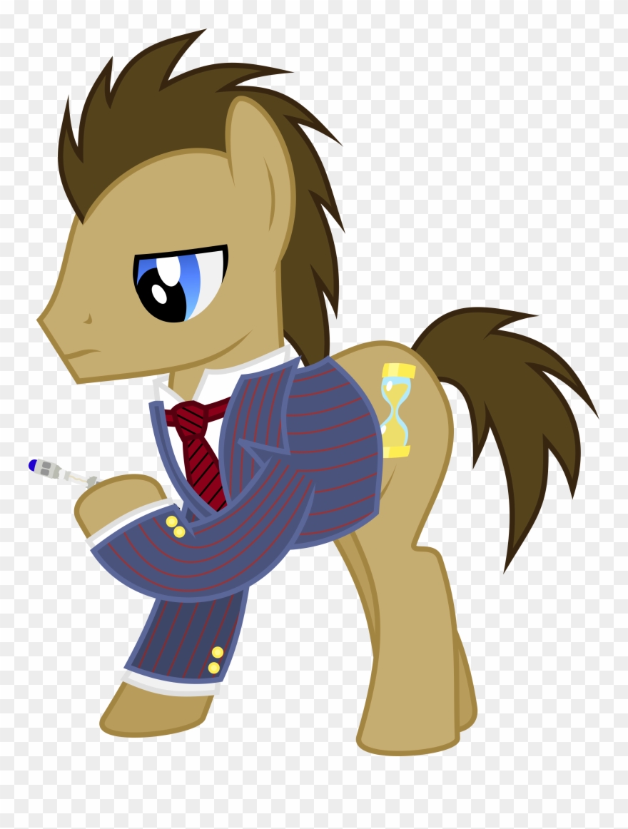 Ruinedomega, Clothes, Doctor Whooves, Necktie, Ponyscape, - Doctor Whooves Clipart