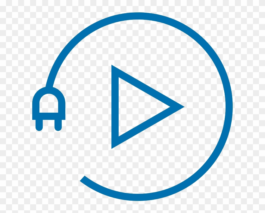 Plug & Play - Play Button Circle Png Clipart