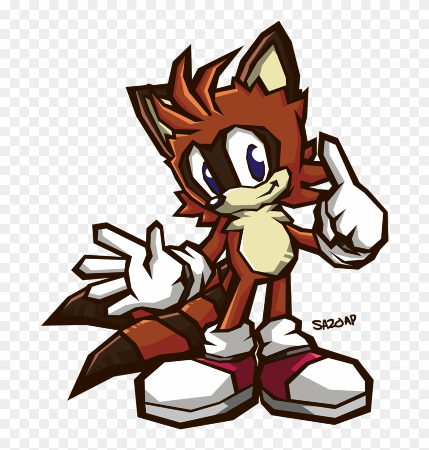 Sonic Battle Style By Thedragonsuperfan - Sonic Turbo Tanuki Clipart
