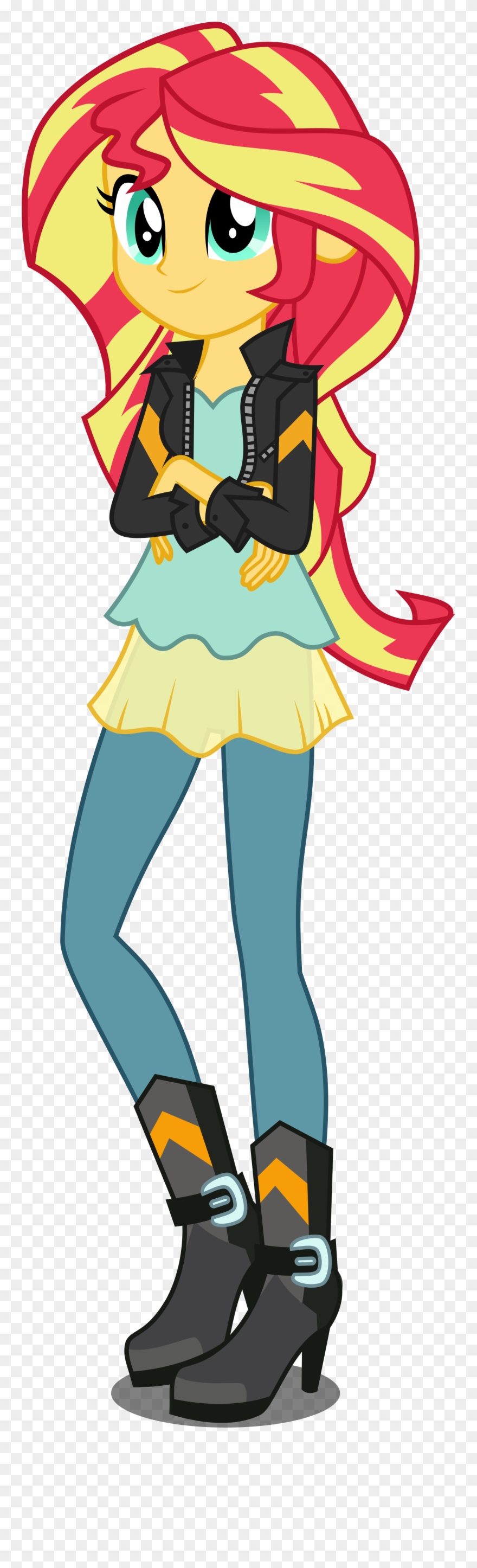 Sunset Shimmer - Sunset Shimmer Friendship Games Vector Clipart