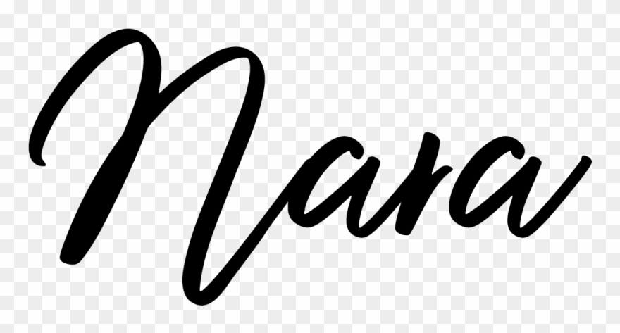 The Nara Clothing The Nara Clothing - Calligraphy Clipart