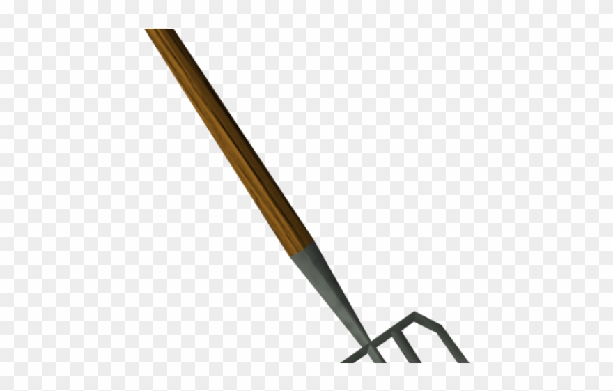 Pitchfork Clipart Transparent - Wood - Png Download