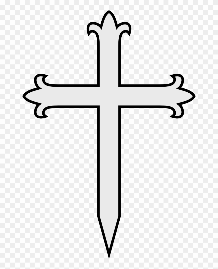 Coa Illustration Cross Flory Fitchy - Fitchy Cross Clipart