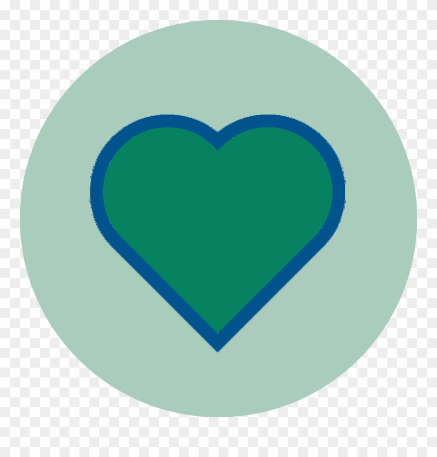 Heart In A Circle - Heart Clipart