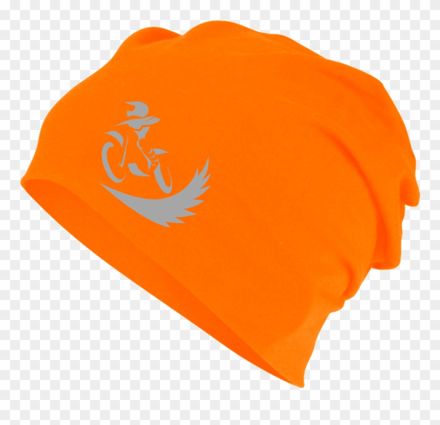 Beanie With Reflective Motocross 2 Print - Emblem Clipart