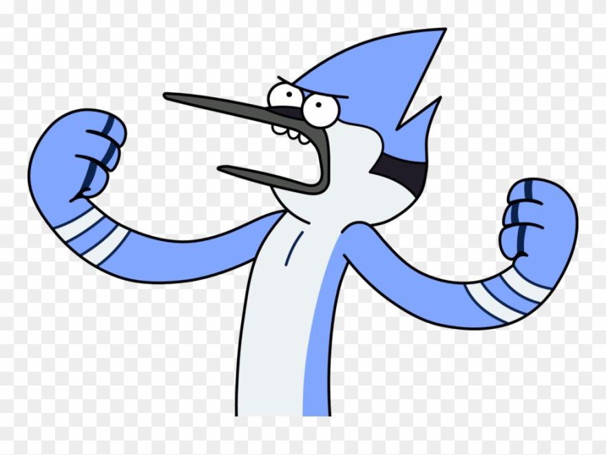 26 Images About Regular Show On We Heart It - Regular Show Mordecai Clipart