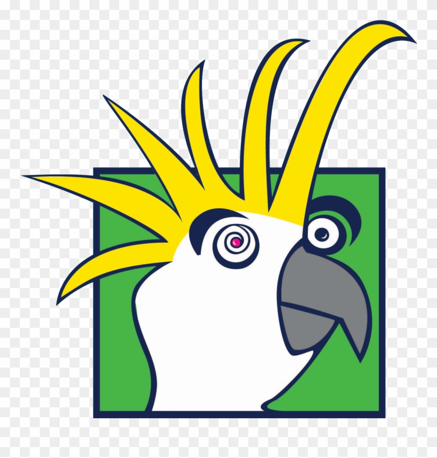 Crazy Cockatoo - Cartoon Clipart