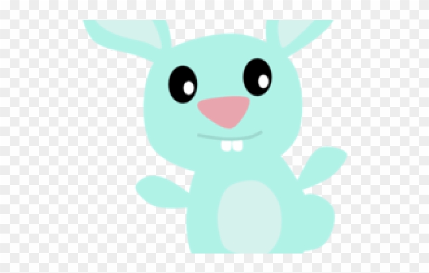 Stuffed Animal Clipart Clker - Domestic Rabbit - Png Download