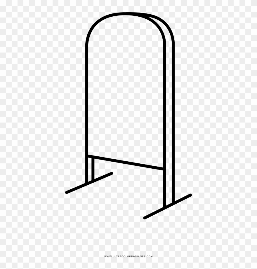 Pillar Coloring Page - Architecture Clipart