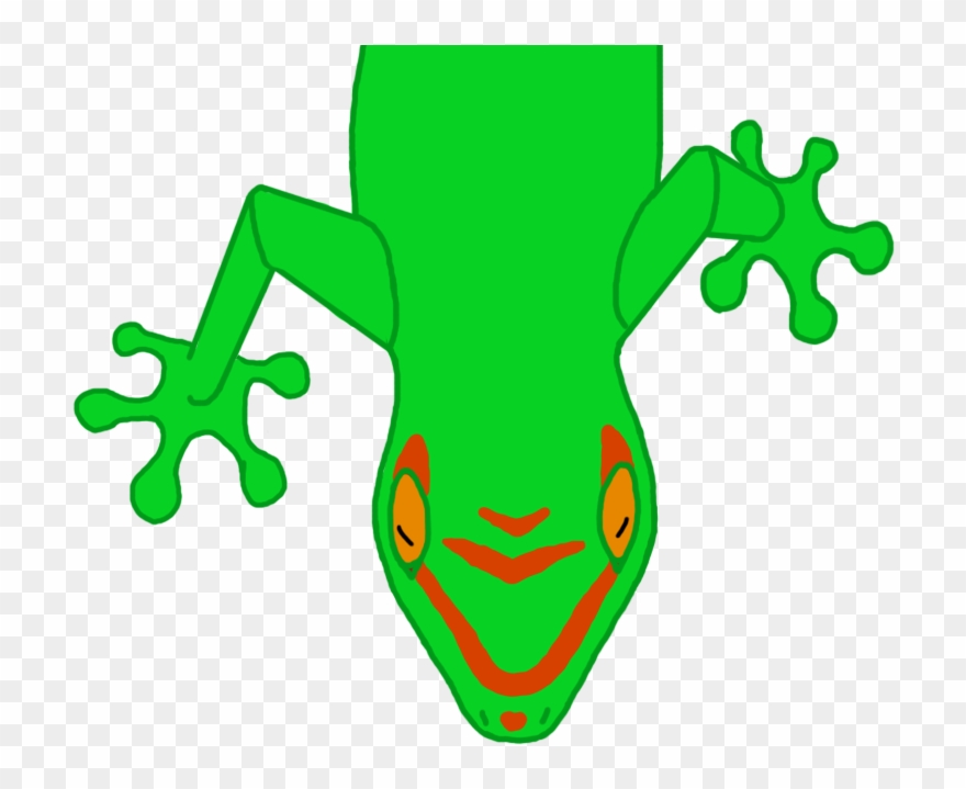 Gecko0007 - Tree Frog Clipart