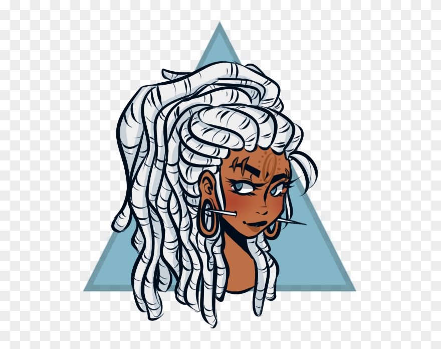 Cauliflower Girl - Illustration Clipart