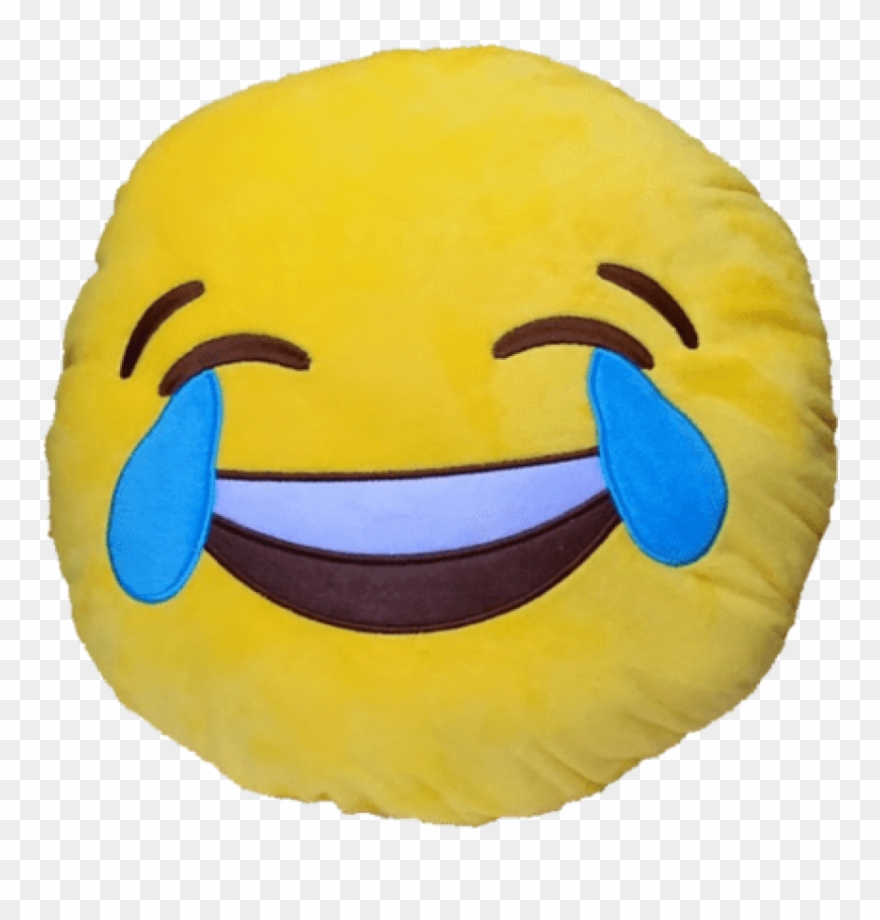 Free Png Download Laughing Crying Emoji Beanie Png - Emoji Pillow Transparent Clipart