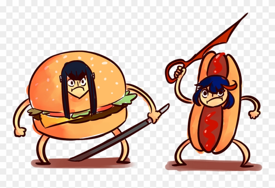 Bully La Bully Kill La Kill Hot Dog Clipart (3802990) PinClipart