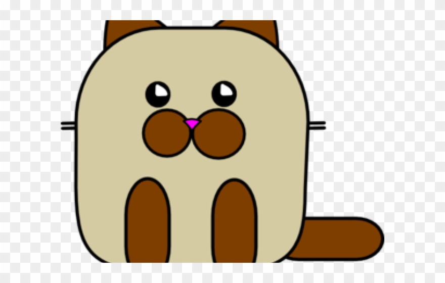 Siamese Cat Clipart Sleepy Kitty - Png Download