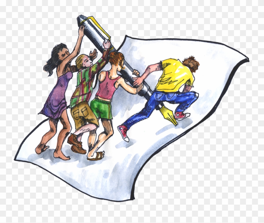 Students Prepare For Direct Democracy Whitman Wire - Illustration Clipart