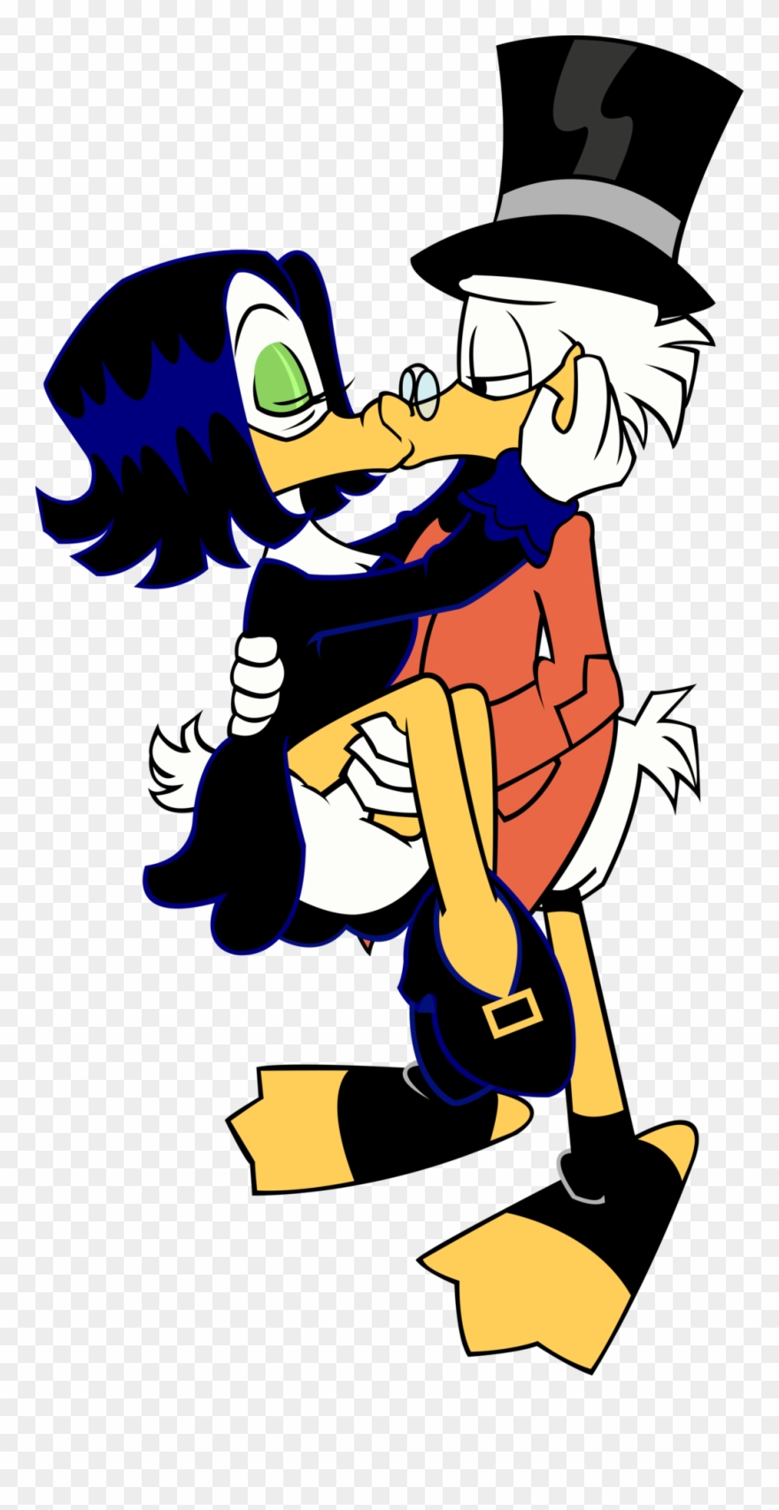 Monkey Li Woo Hoo Back With Another Dimeshipping Art - Ducktales Scrooge X Magica Clipart