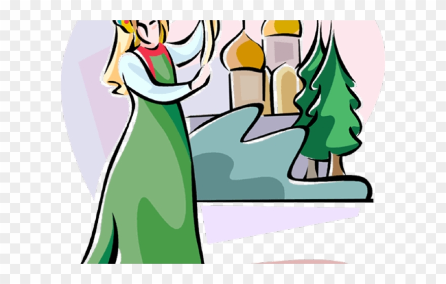 Russia Clipart Russia National Costume - Cartoon - Png Download