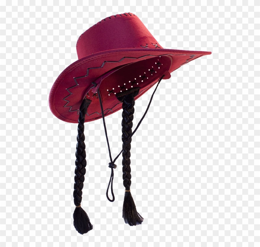 14373 Red Hat Black - Cowboy Hat Clipart