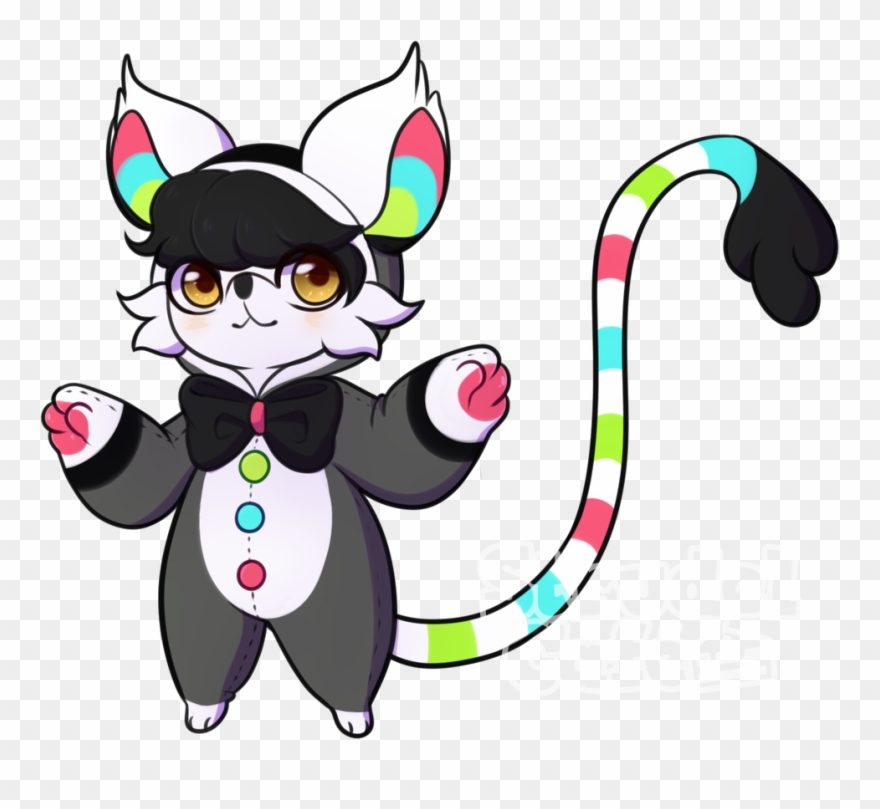 Rainbow Lemur Kigur - Cartoon Clipart