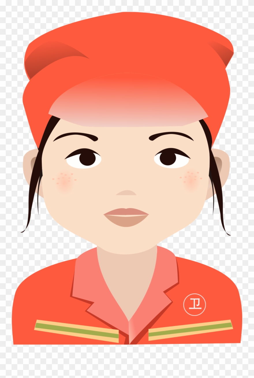 Flat Wind Portrait Character Avatar Png And Psd - Cartoon Clipart
