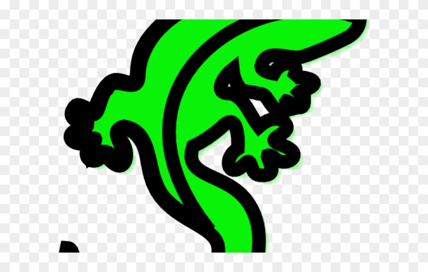 Iguana Clipart Tuko - Transparent Cartoon Lizard - Png Download