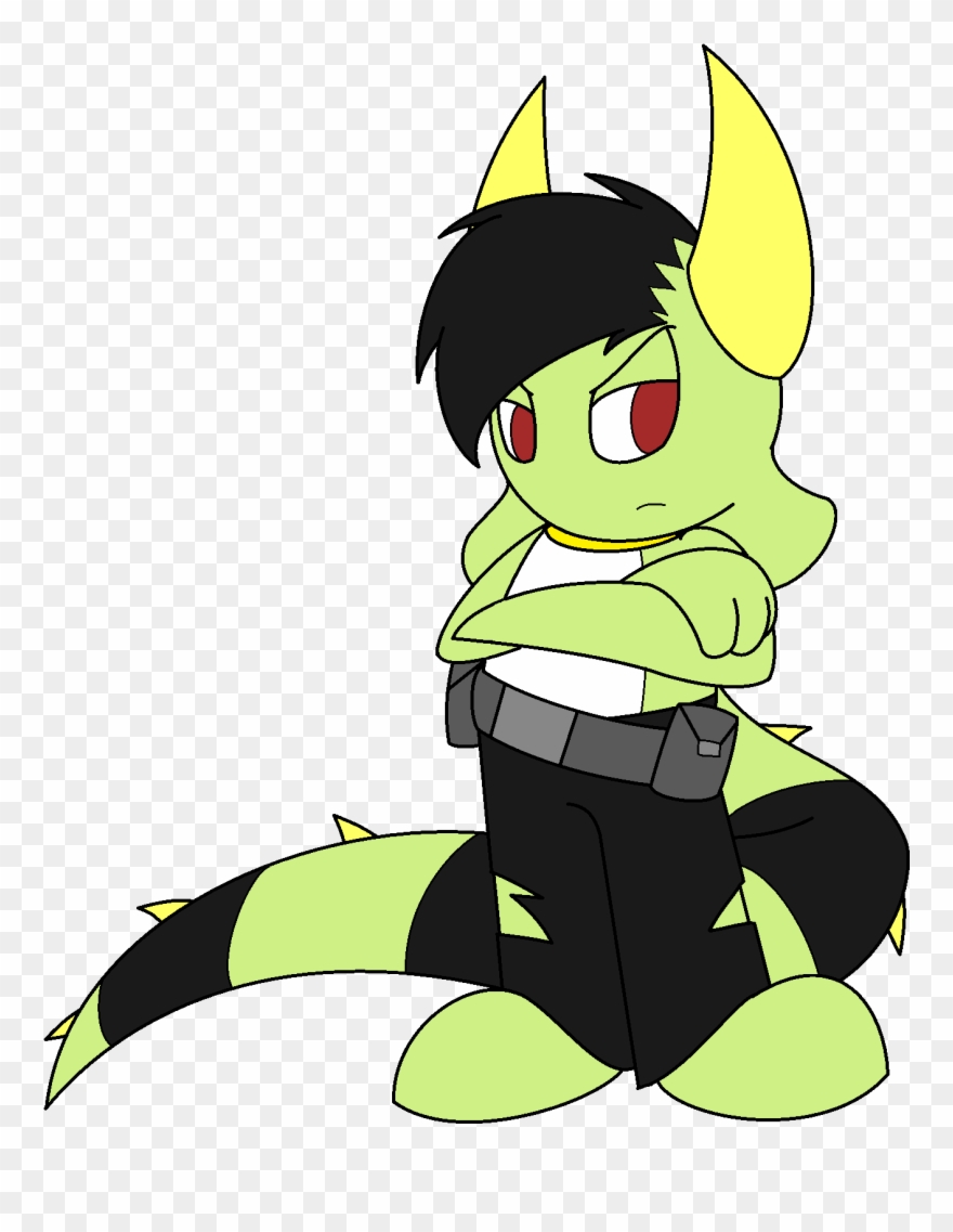 Tamotsu The Iguana - Cartoon Clipart