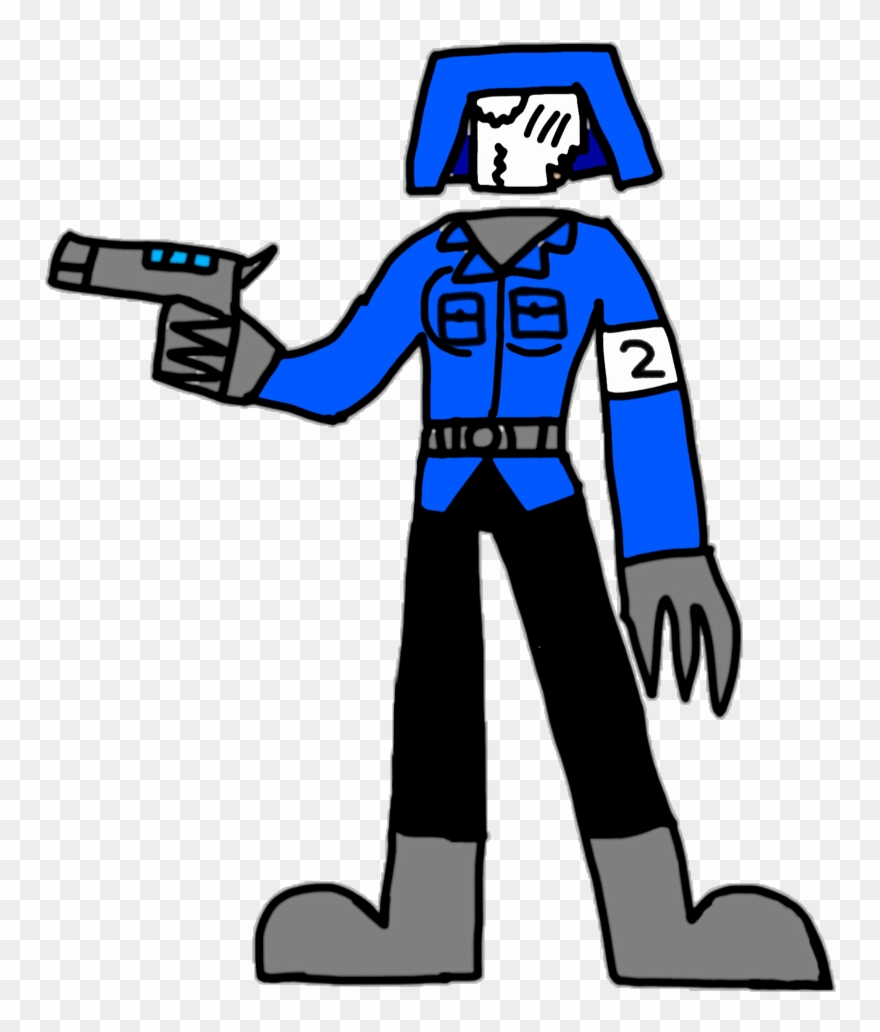 Human Commander - Cartoon Clipart