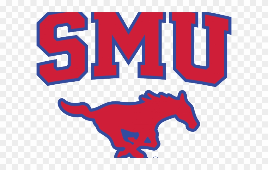 Mustang Clipart Southern Methodist University - Smu Mustangs - Png Download
