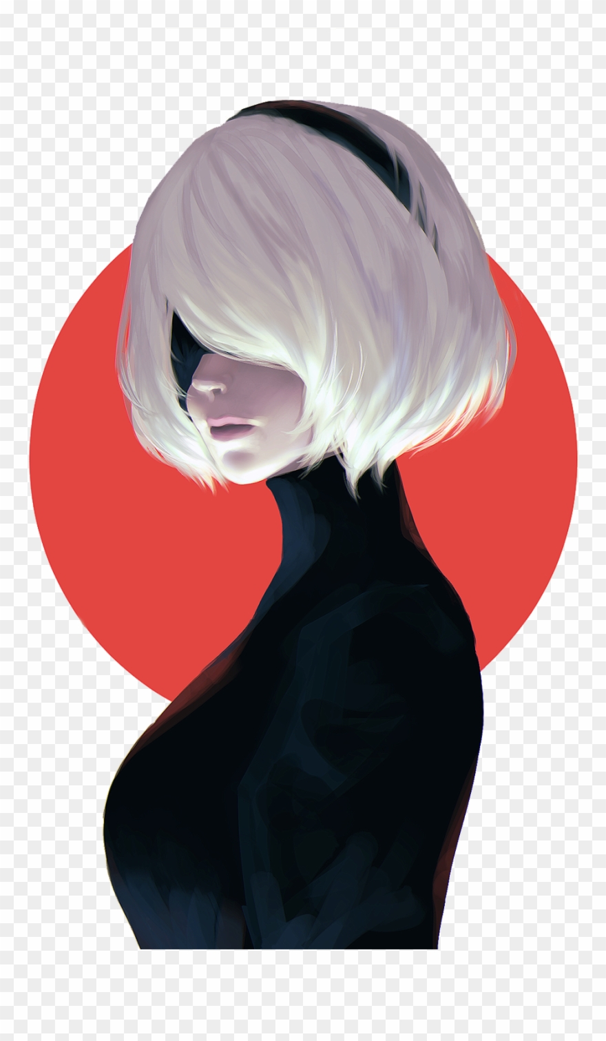 Nier Automata 2b Art , Png Download Clipart